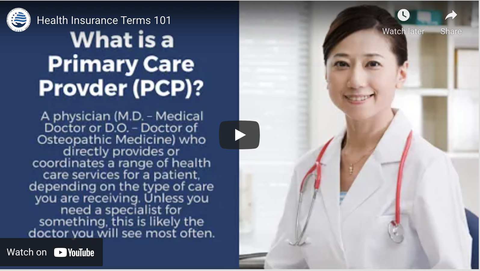 Featured Image for post: Health Insurance 101 Video