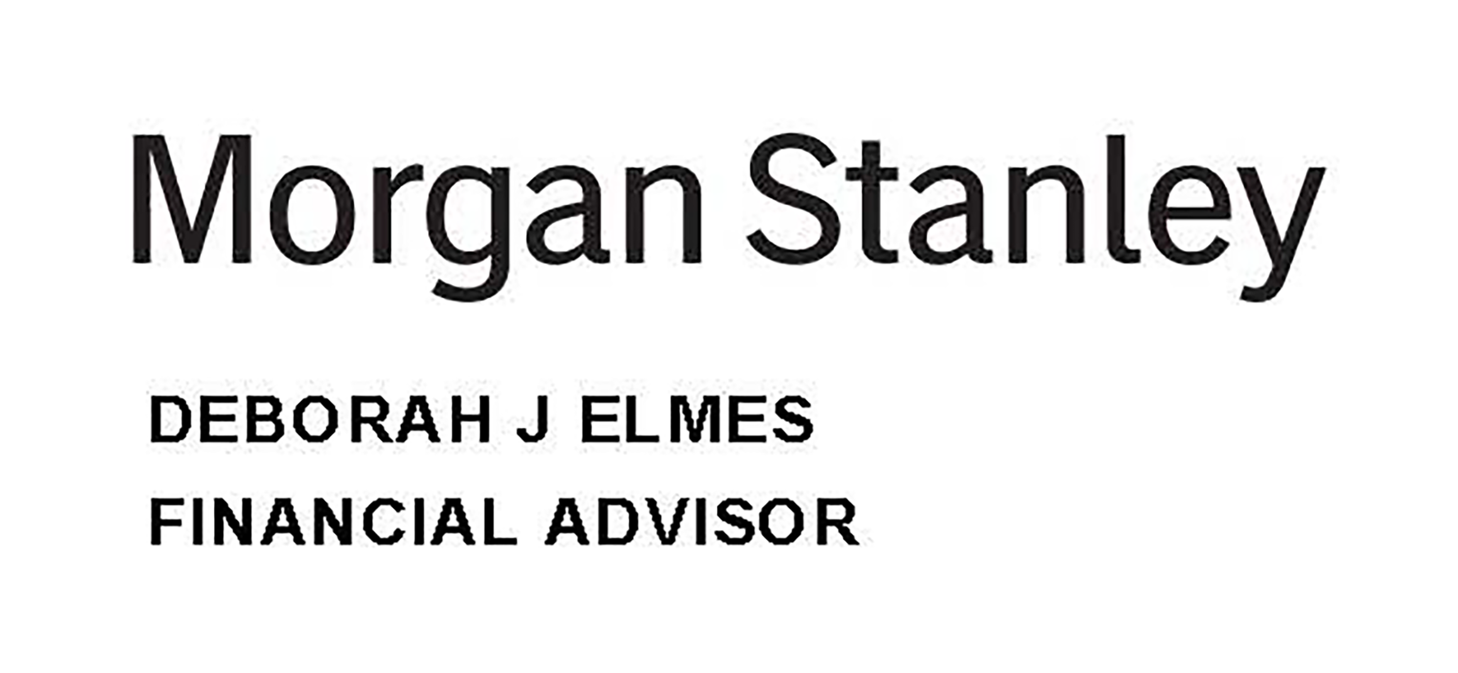 Morgan Stanley Deborah J Elmes